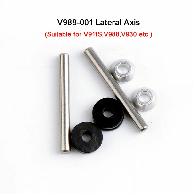 V988-001Lateral Axis Wltoys Вертолет набор запасных частей V911S 4CH вертолет аксессуары лопасти/Мотор/приемник/сервопривод/основная ось для V966 V988 - Цвет: V988-001Lateral Axis