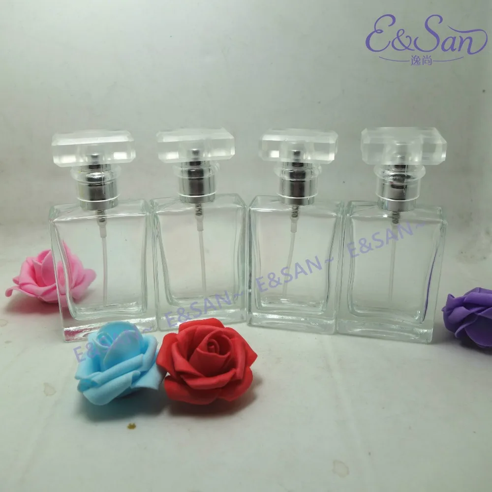 

PT149-30ML квартский плоский стеклянный флакон для духов, распылитель косметический, пустая бутылка 100 шт./лот