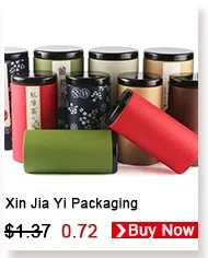 Xin Jia Yi упаковка круглая металлическая жестяная банка для чая пуэр Цветок китайский чайный подарок коробка портативные влагостойкие банки для кухни набор