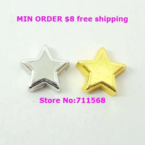 Звезда плавающие прелести пентаграмма медальон очарование для магнетический