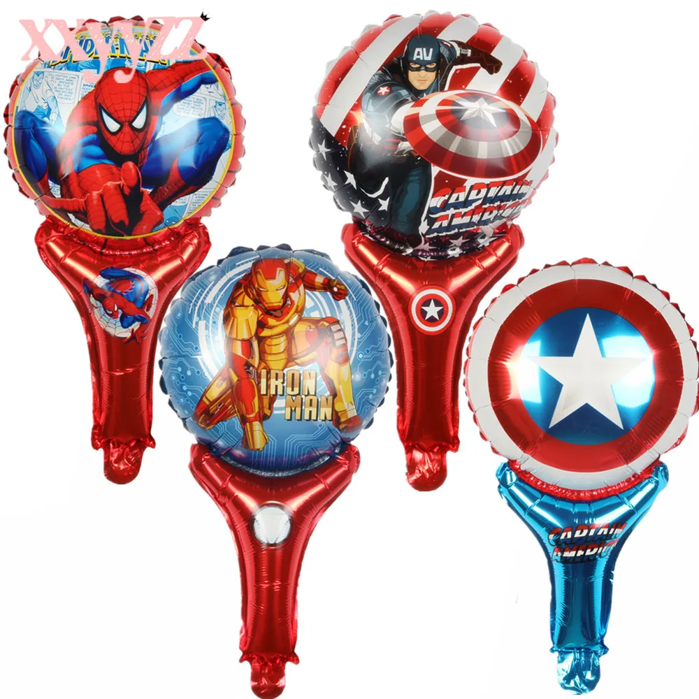 XXYYZZ Железный человек супергерой Человек паук ручная Магическая ракетка