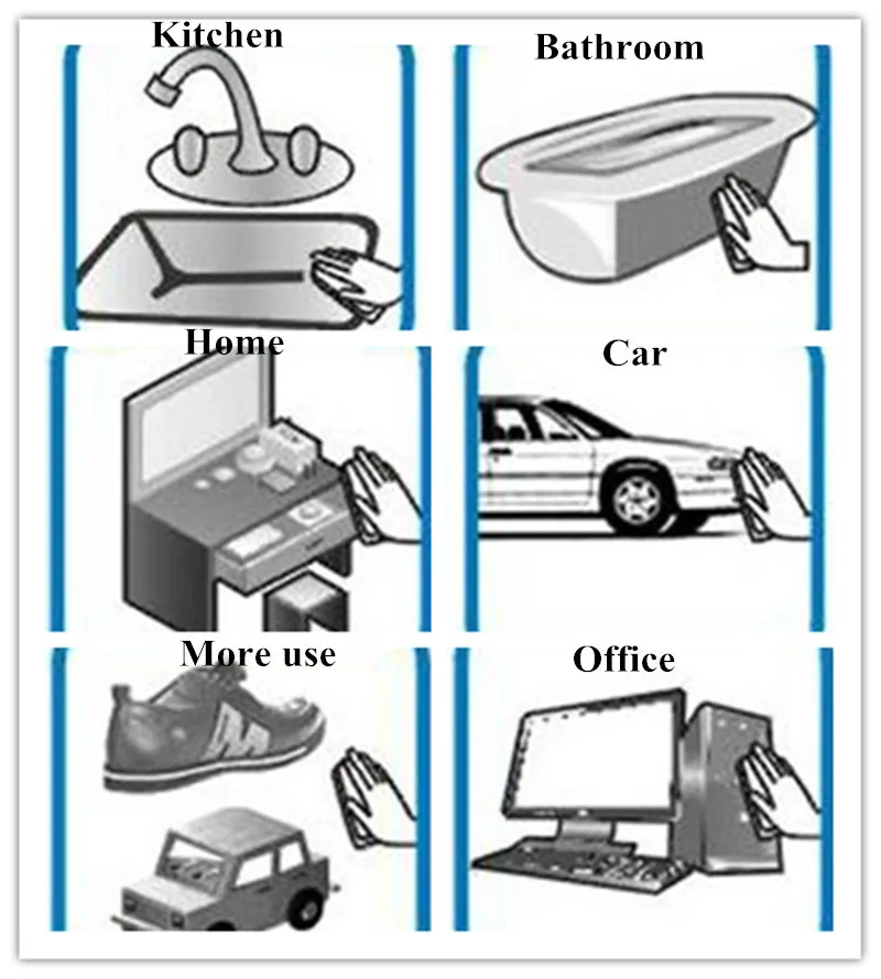 10*6*2cm 200 Pcs Magic Melamine Clean Sponge Eraser Cleaning Accessory Supplier/dish Washing Wholesale&ampretail | Дом и сад