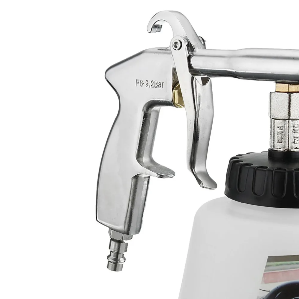 High Pressure Air Pulse Car Cleaning Gun with Brush Multifunctional Surface Interior Exterior Cleaning Kit EU Type