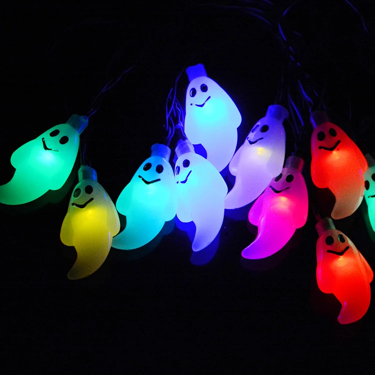 IP65 Waterproof grade 6M 20Led Ghost String Lamp Solar Outdoor Garden Light Halloween Powered Yard Party Patio Christmas | Лампы и