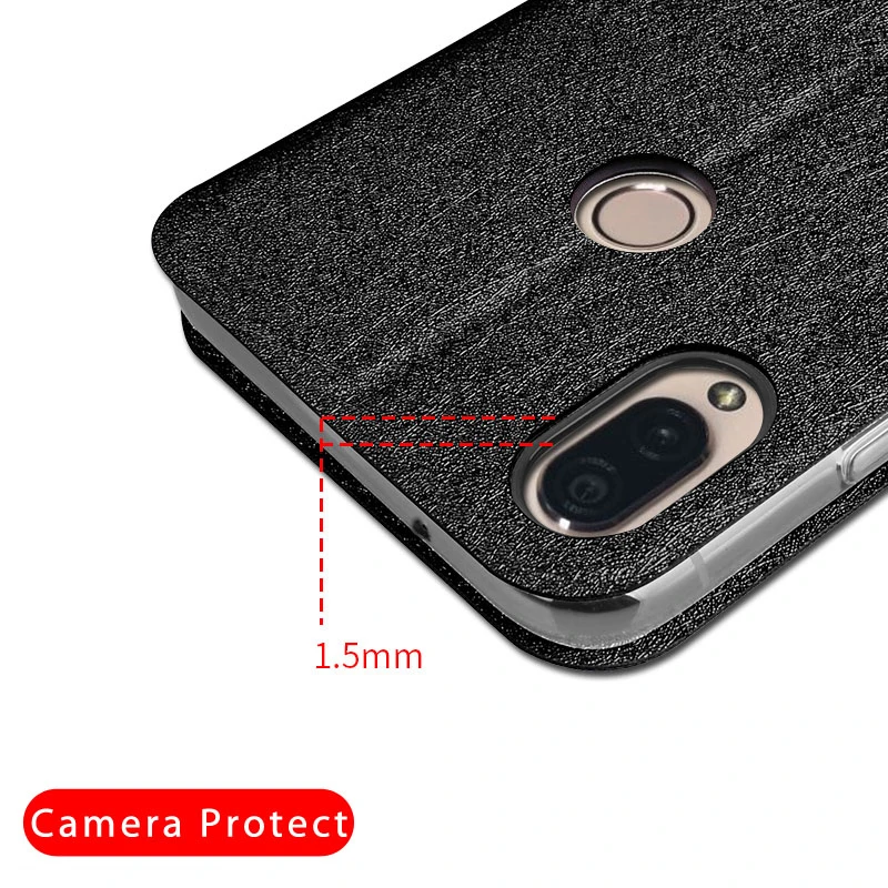 Huawei P20 lite чехол-книжка из искусственной кожи Mofi роскошный мягкий силиконовый