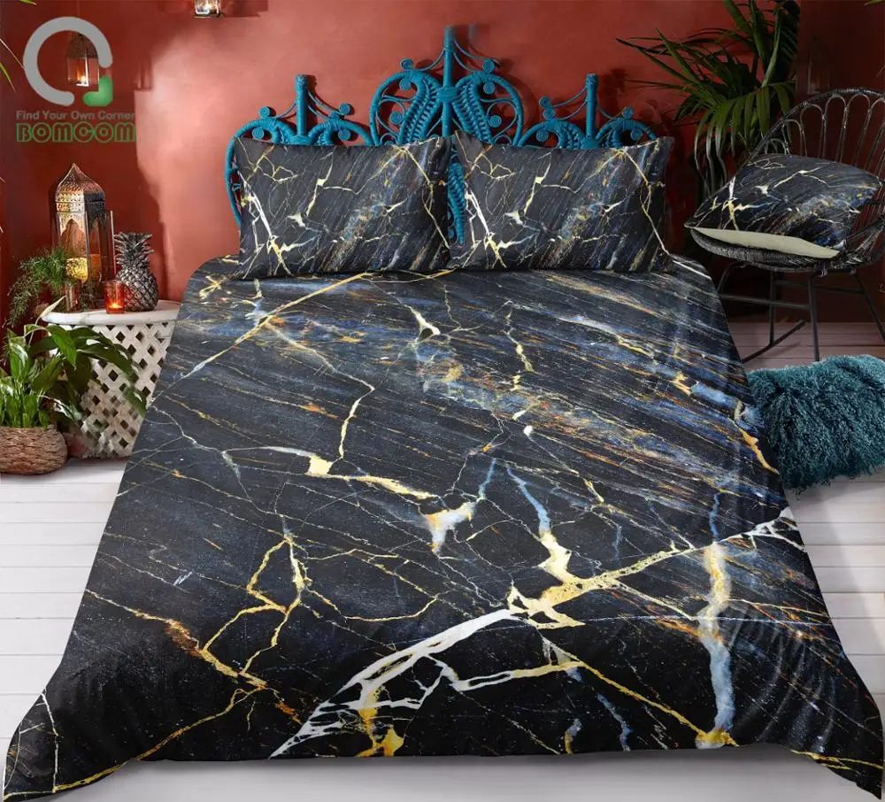 Комплект постельного белья BOMCOM из 100% микрофибры с 3d цифровым принтом|Комплекты