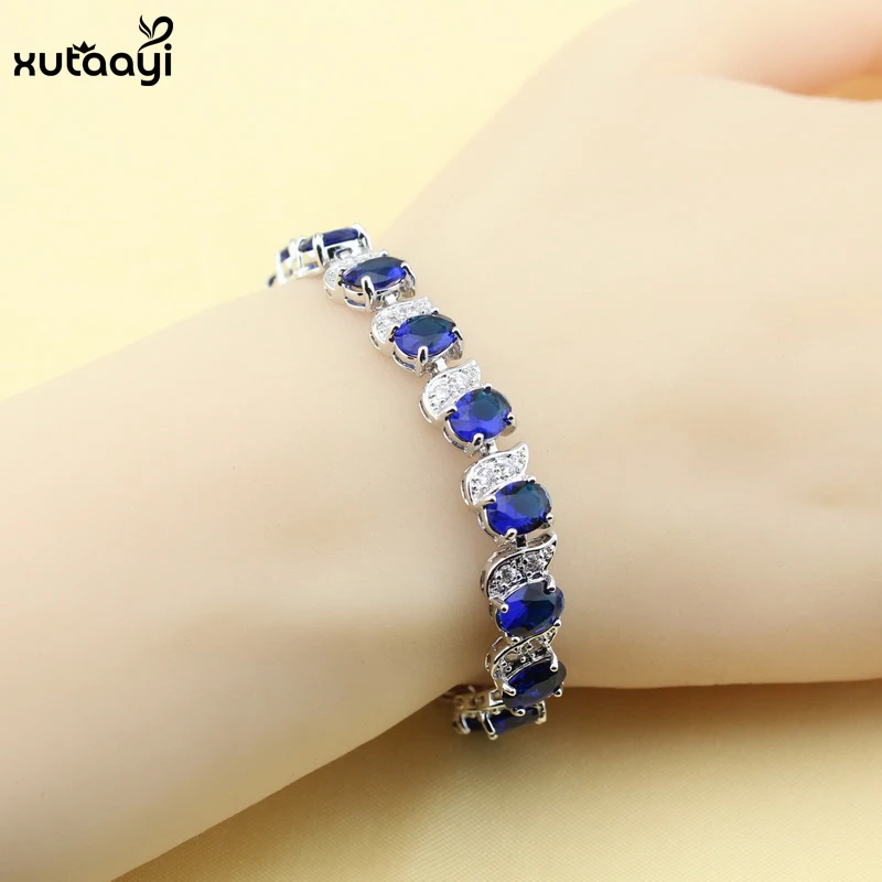 Новинка Модные Зеленые искусственные изумруды из стерлингового серебра Женское