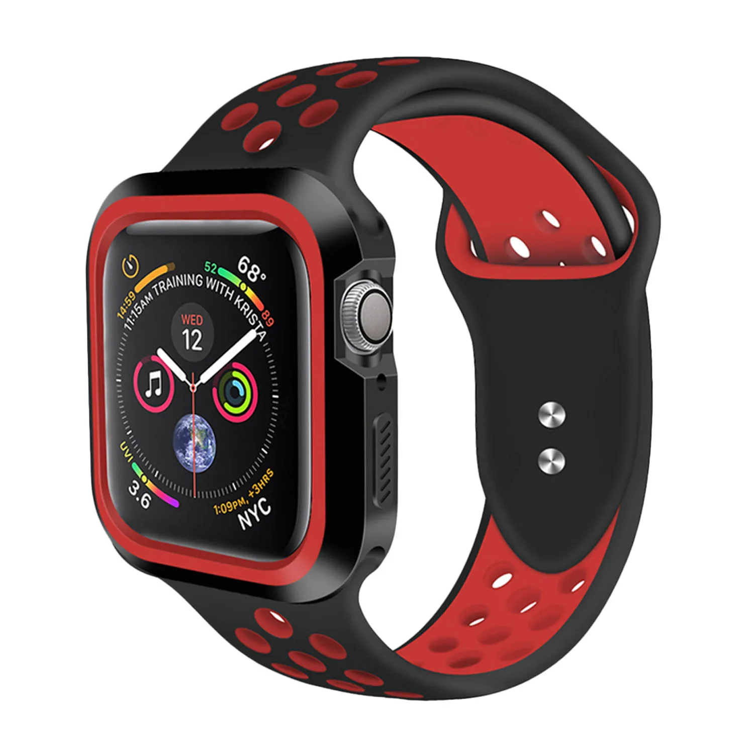 Противоударный мягкий защитный чехол Besegad из ТПУ для Apple Watch iWatch 4 40 мм 44