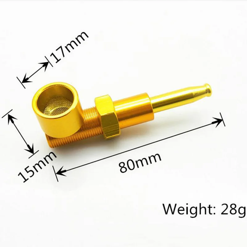 1 шт. креативная портативная мини курительная трубка из алюминиевого сплава|gift