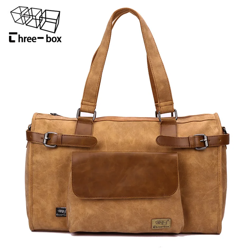 Мужская кожаная сумка мессенджер с тремя ящиками большой повседневный деловой