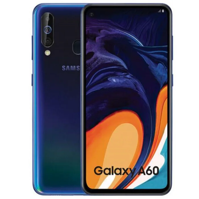 Black Смартфон samsung Galaxy A60, 4G, Android, 6,3 дюймов, полный экран, Восьмиядерный процессор Snapdragon 675, 6 ГБ, 3500 мАч, 32 Мп, камера, NFC, мобильные телефоны - Цвет: Black