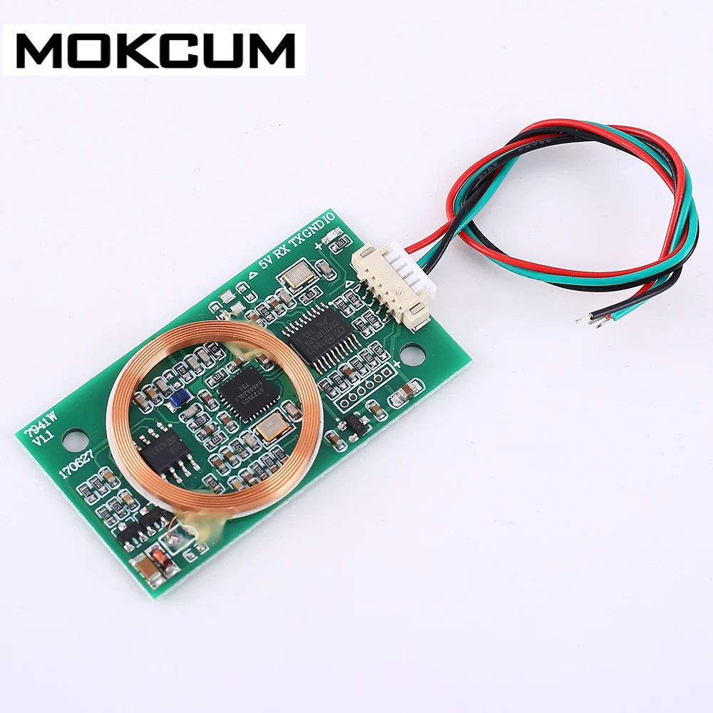

DC 5V RFID Wireless Module UART 13.56MHz 125KHz for IC/ID/ Card Dual Frequency Read Write For Arduino