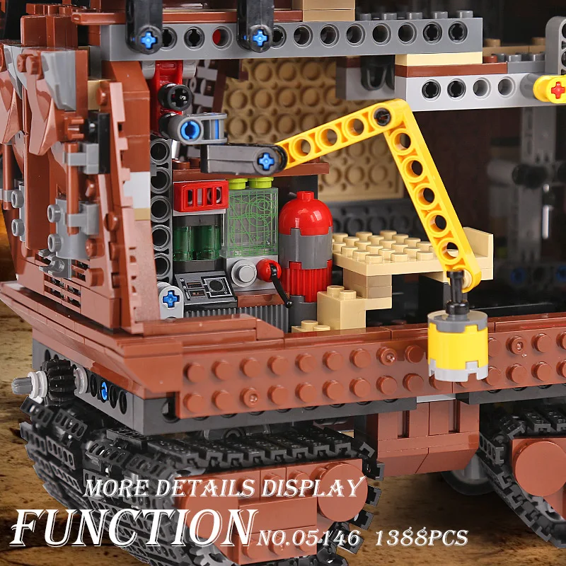 05146 Звездные войны legolyes 75220 Starwars Sandcrawler модель строительные блоки кирпичи DIY
