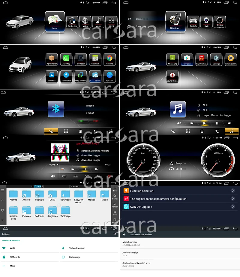 4G ram 64G rom gps монитор для Mercedes C GLC 2008 до навигационный мультимедийный плеер