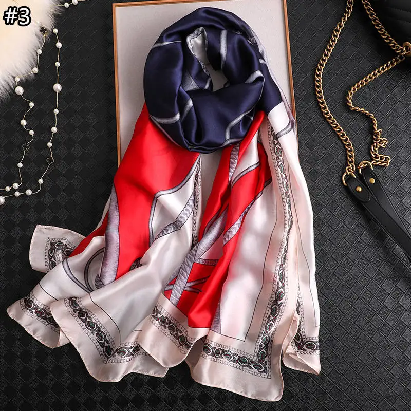 Новинка 2019 хиджаб с принтом линий шарф мусульманский 4 цветов модные женские