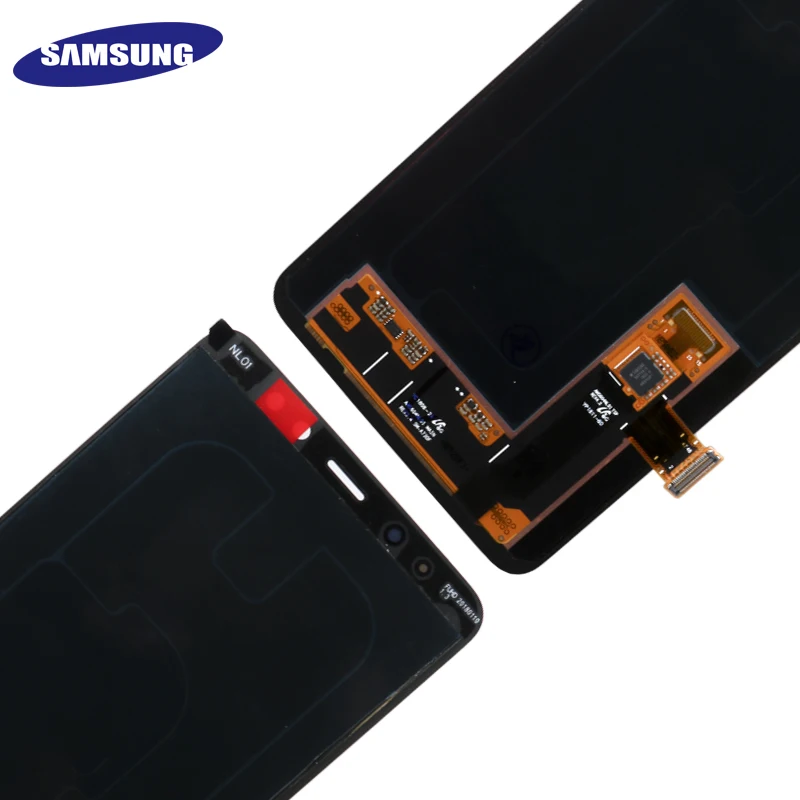 AMOLED дисплей ЖК для SAMSUNG Galaxy A8 Plus A730 ЖК-дисплей сенсорный экран дигитайзер замена можно отрегулировать
