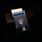 Чехол для сигарет Laifu из алюминиевого сплава и пластика Wolf, ультратонкая тонкая сигарета 100 дюймов для женщин, дымовая коробка с лазерной гравировкой Wolf