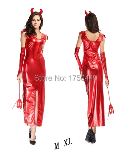 Новинка Модный женский костюм для Хэллоуина маскарадный ценная покупка красные