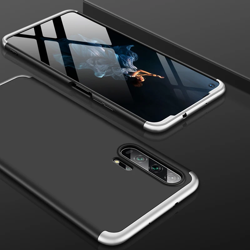 V20 чехол для huawei honor View 20 Phone case 360 бампер полное заднее покрытие роскошные чехлы