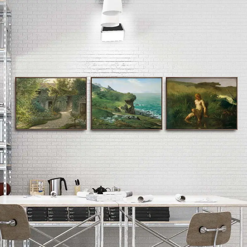 Украшение дома художественные настенные картины Фро гостиная холст с печатью