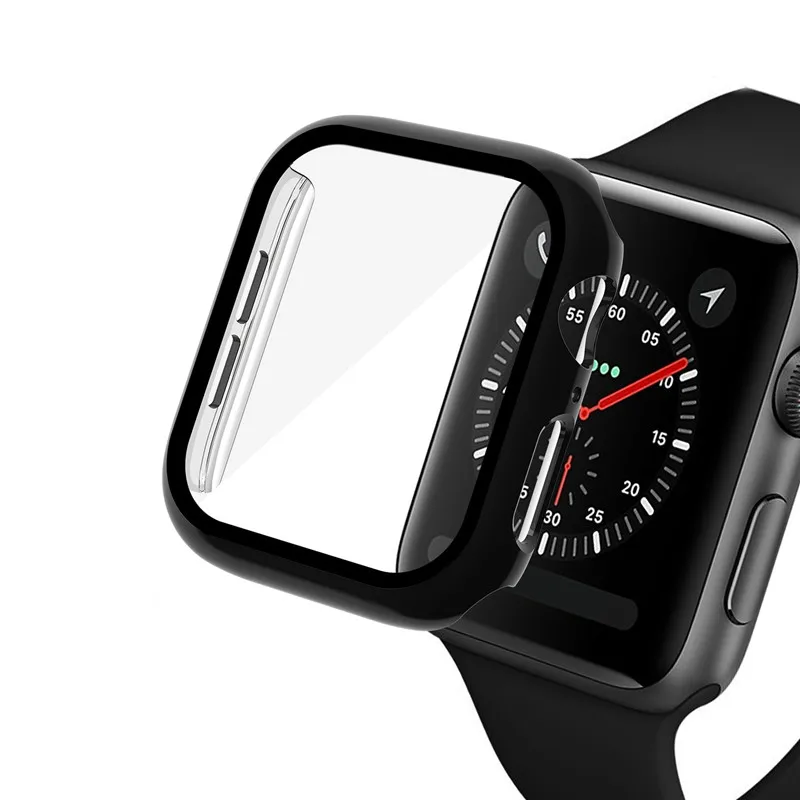 Закаленная пленка для Apple Watch Series 4 40 мм 44 мм Защита экрана для iWatch 3D полное покрытие HD анти-пузырьковое закаленное стекло