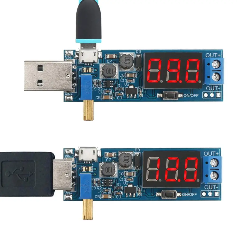 Dc dc 5 В до 3 в/12 в USB понижающий модуль питания регулируемые комбинированные