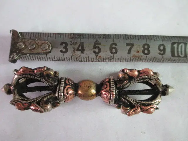 9 5 см */Тщательно продуманный Старый тибетский буддийский медный меч