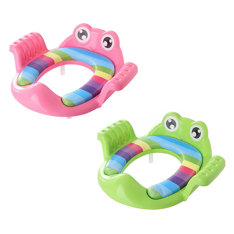 High quality Baby Potties Soft Toilet Training Seat Children Trainer With Handle WC Assistant Potty Pad for Kid Pedestal | Мать и ребенок