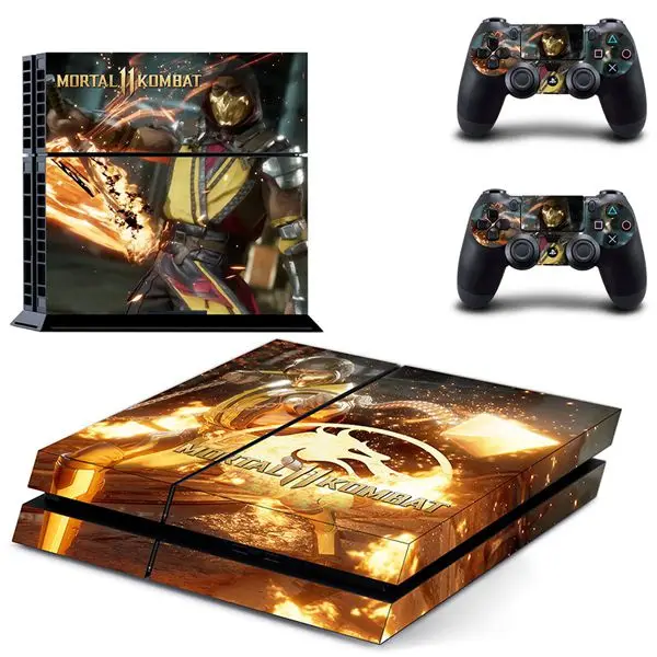 GYTM2500 Mortal Kombat 11 PS4 чехол для игры PS4 наклейка кожи для PS4 playstation 4 и 2 контроллера наклейки - Цвет: GYTM2500