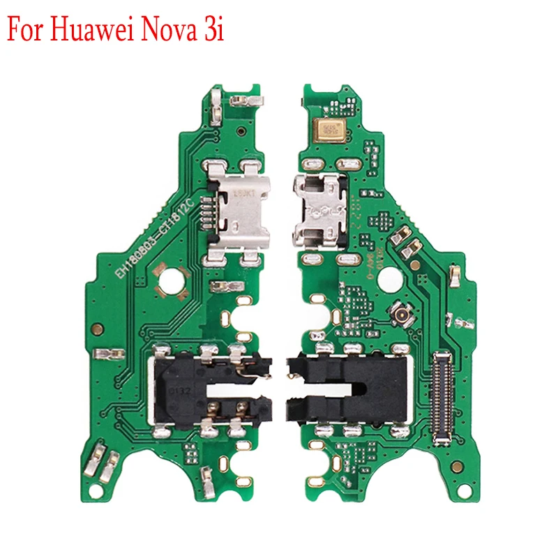 For Huawei Nova 3i Для huawei Nova 3 3E/P20 Lite usb зарядка Нижняя плата док-станция соединительные детали гибкий кабель Замена для huawei Nova 2 S 3i - Цвет: For Huawei Nova 3i