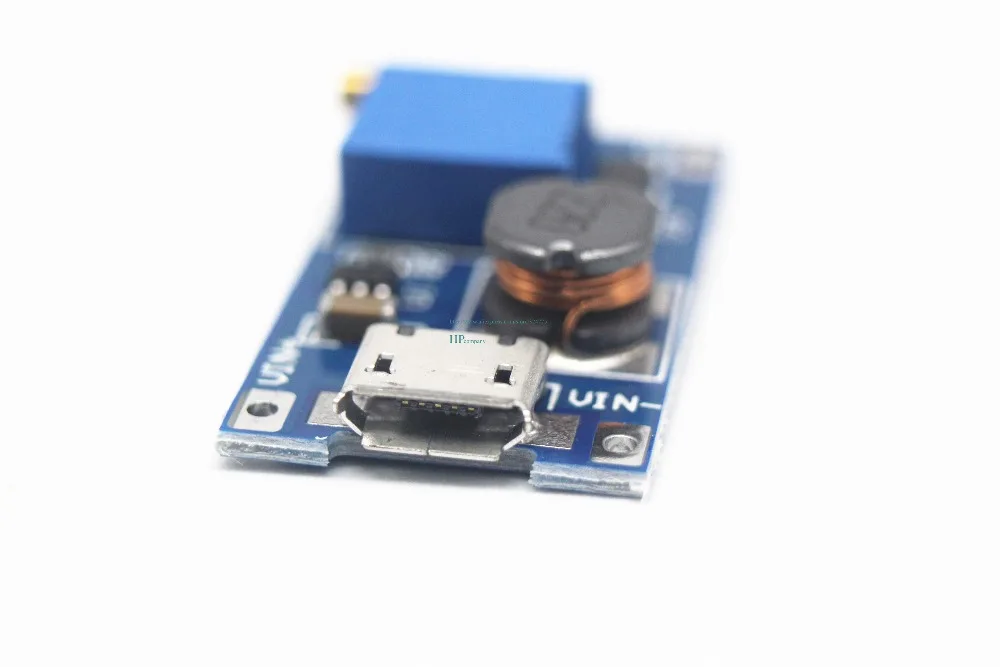 2A boost plate DC-DC module wide pressure input 2/24V L 5/9/12/28V adjustable 2577 100PCS | Электронные компоненты и