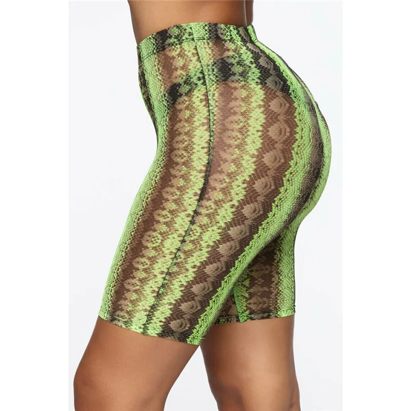 Новые летние женские сетчатые бикини шорты сексуальные прозрачные с высокой