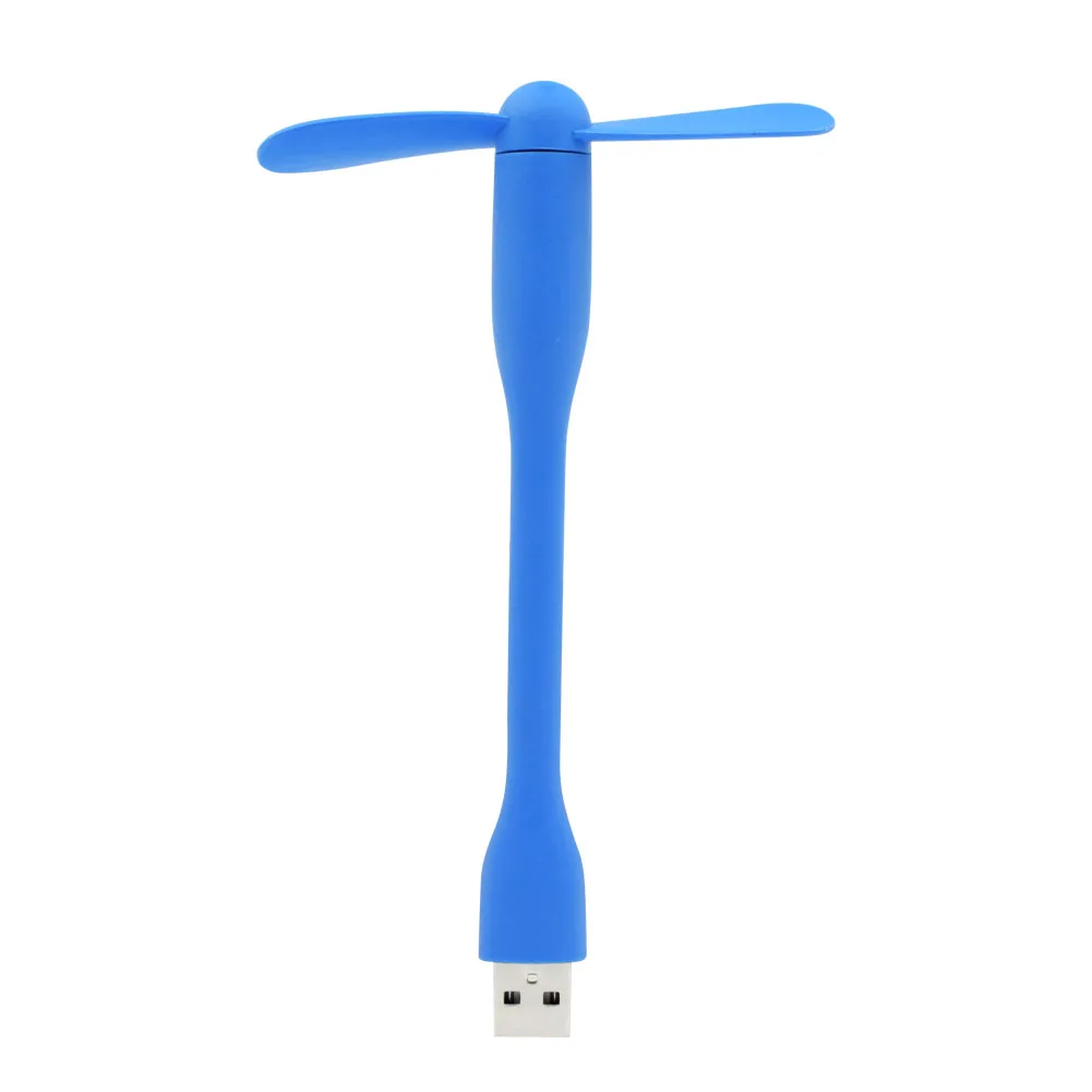 Blue Горячая Распродажа USB вентилятор гибкий портативный съемный USB мини вентилятор для всех источников питания USB выход USB гаджеты - Цвет: Blue