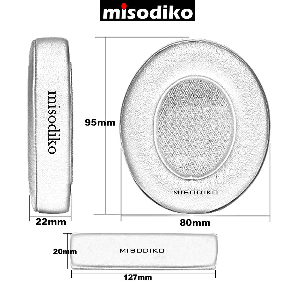 

misodiko Replacement Ear Pads Cushions and Headband for HyperX Cloud Stinger Core Gaming Headset, Mesh with Memory Foam Earpads