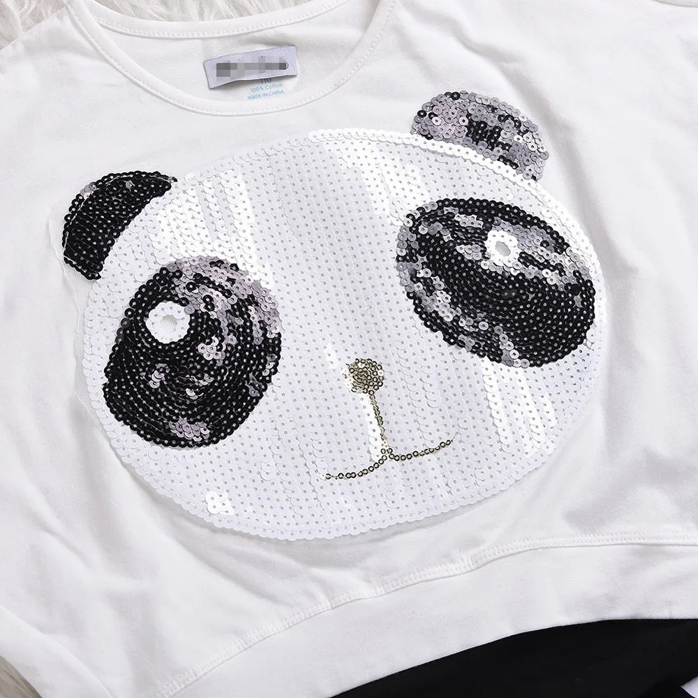 2018 Одежда для маленьких девочек девочек-подростков комплект из 2 предметов: топ с