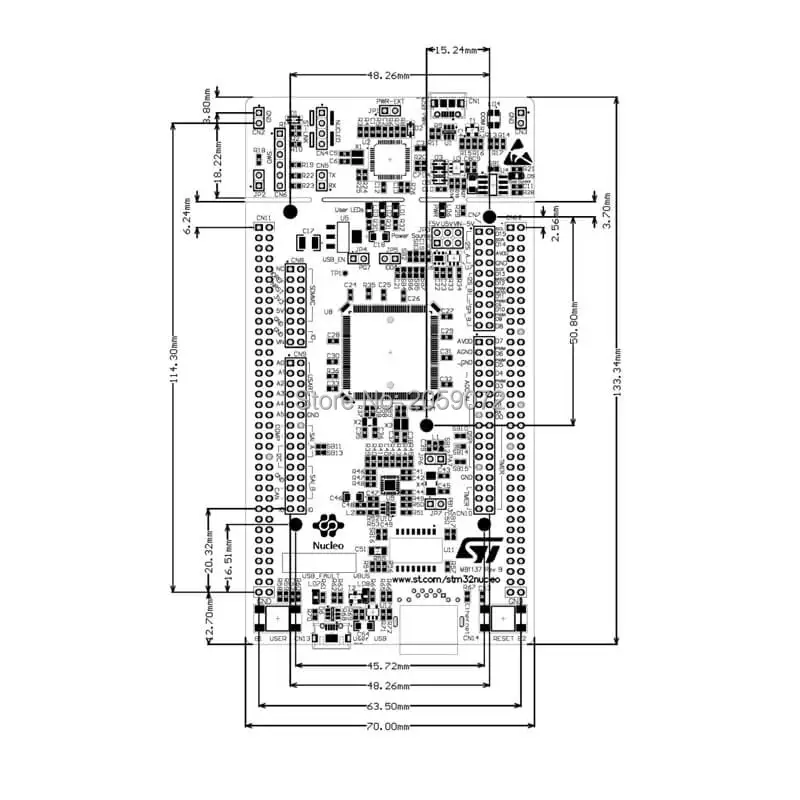 STM32F429ZIT6 для arduino официальная демонстрационная плата с возможностью подключения к