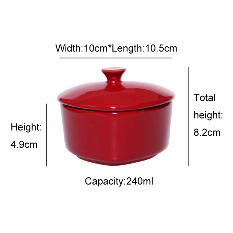 Бесплатная доставка bubble Чаша для выпечки форма керамическая чаша с крышкой | Дом