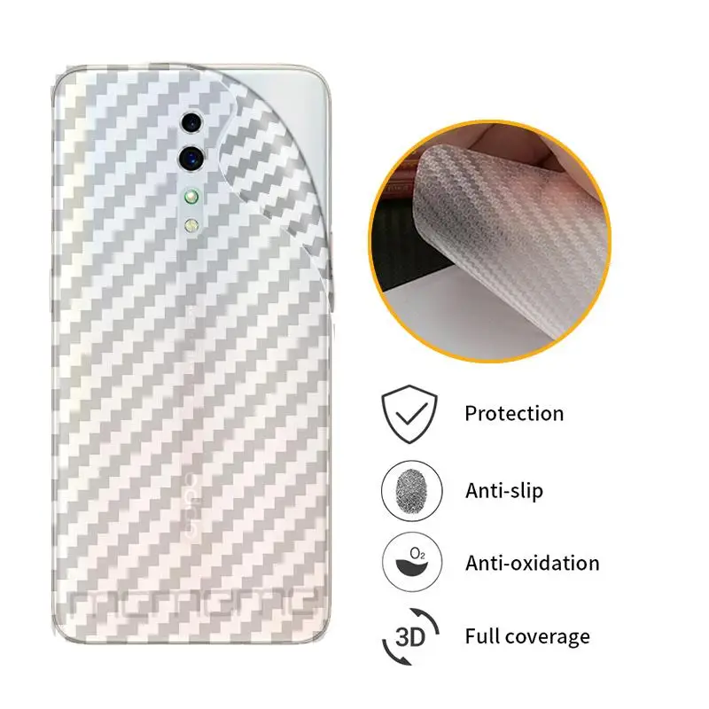 3D защитная пленка из углеродного волокна для OPPO Reno Z K1 R15X R17 Neo RX17 Pro Защитная задней