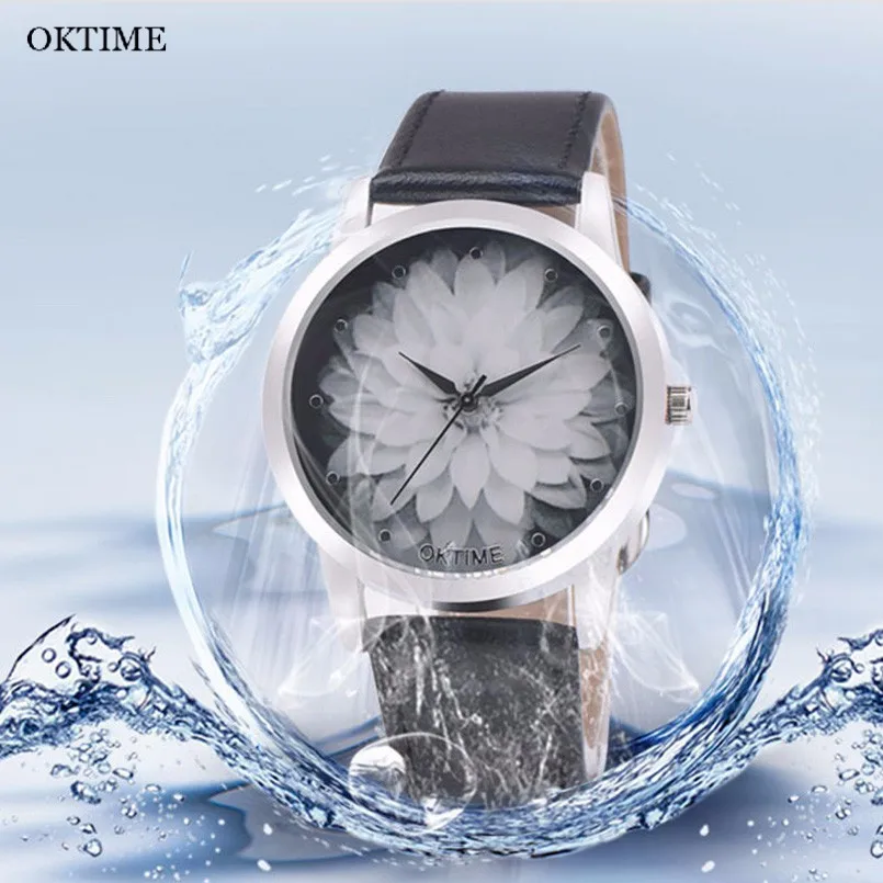 Модные женские часы OKTIME 2018 роскошные повседневные кварцевые наручные мужские