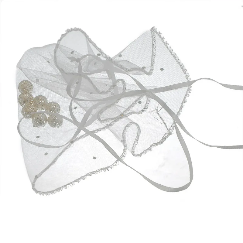 25 шт см Dia.White Organza Сумки свадебный подарок ювелирные изделия мешочки Новые DIY