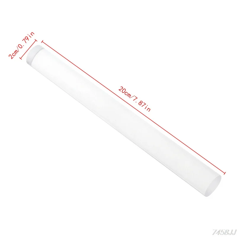 

2cm*20cm Transparent Acrylic Solid Roll Clay Rolling Fondant Baking Pastry Roller