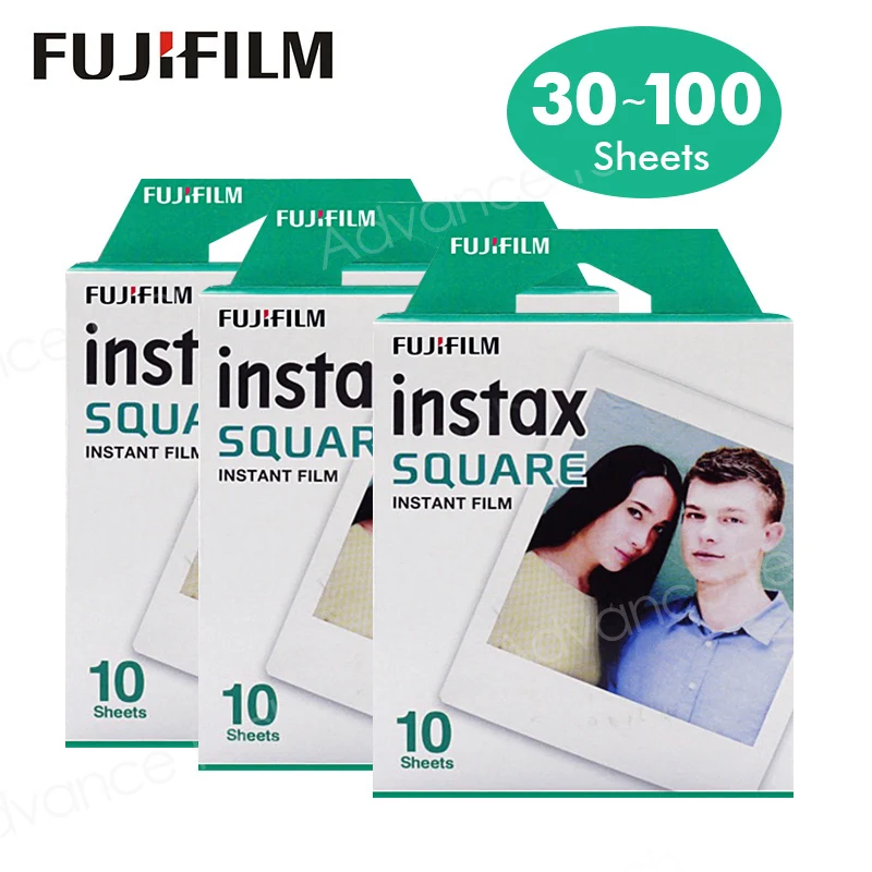 Новинка 2017 года Fujifilm Instax оригинальный площадь Instant 30 Плёнки для Fuji SQ10 фото