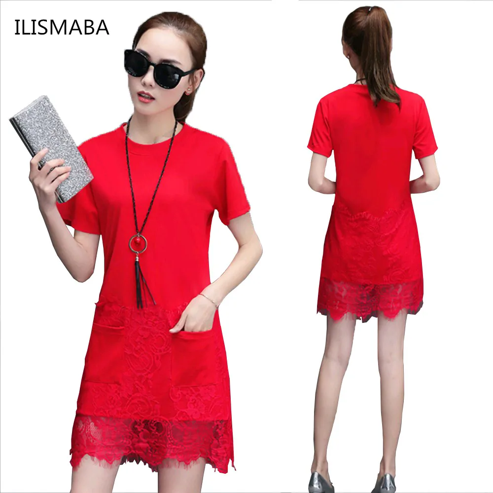 Ilismaba новая женская мода пикантные летние с коротким рукавом Фирменное платье