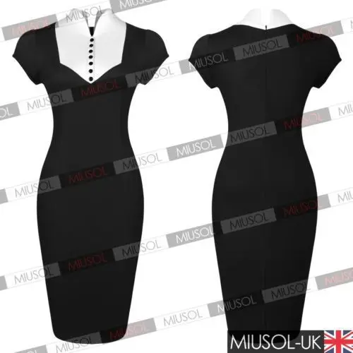 Black White Short Sleeve Summer Women stitching Wrap Vestidos Pencil Dress Vestido De Festa Plus Size Work Ladies Dresses | Женская