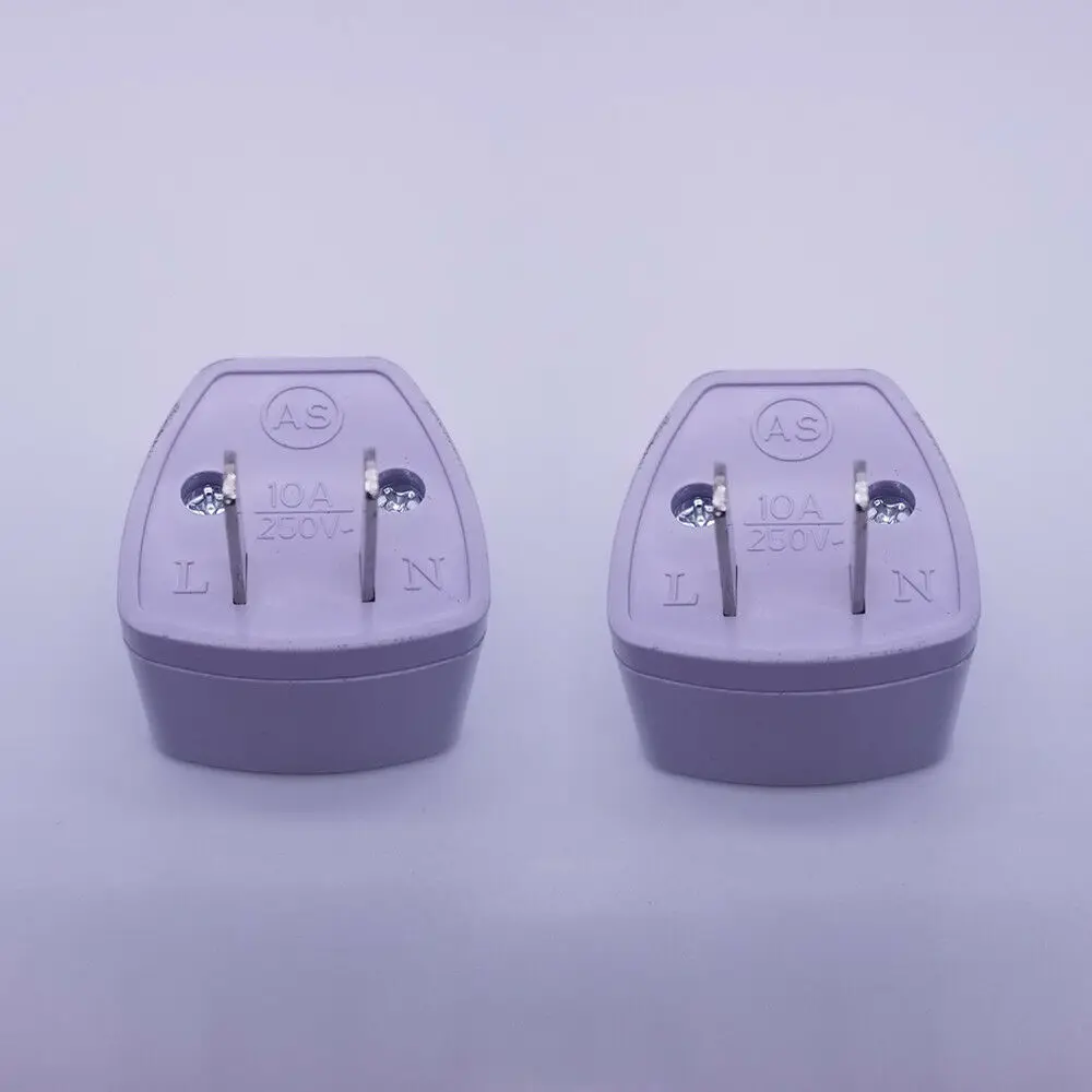 2x 3 Prong to 2 Outlet Electrical Ground AC Adapter Grounding Converter | Обустройство дома
