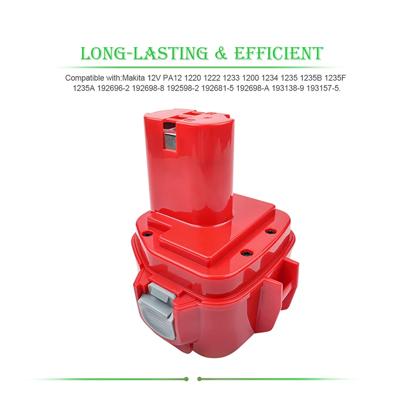 Батарея bonacell 2 шт. для Makita 1220 Ач 12 В PA12 1222 192598 1233S 1233SB 1235 UC170D UC170DWD VR250D