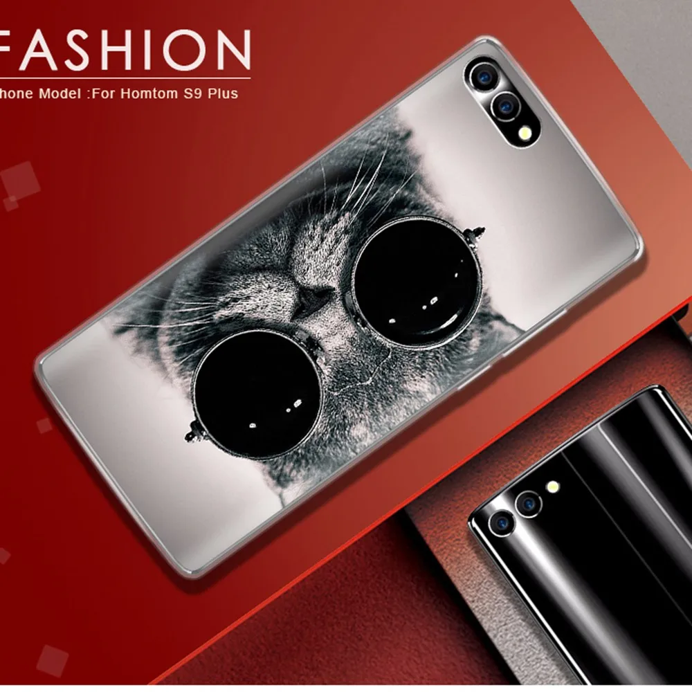 ASTUBIA sFor Homtom s9 Plus Case Silisone Soft TPU Cute Cat Phone Cover 4g For 5.99 Capa |