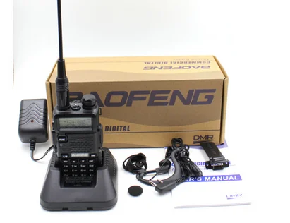 Портативная рация Baofeng DHL обновленная версия UV-5R DMR UHF VHF DM-8HX-136 МГц/174-400 МГц