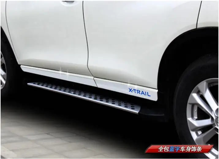 4 шт. автомобиль Боковая дверь кузова протектор литья Накладка для 14-18 Nissan X-Trail Rogue