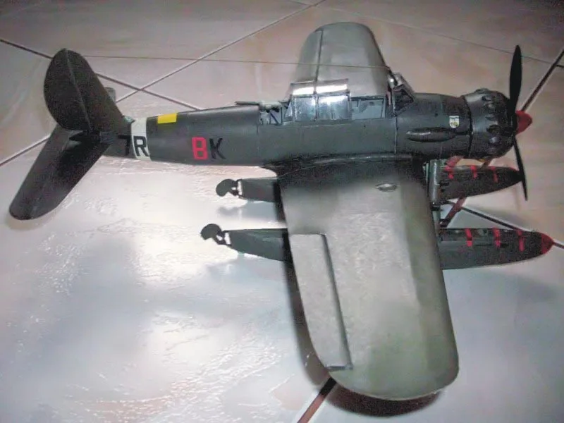 DIY Paper Model German Floatplane Arado Ar-196 A-3 WW II Boy Gift Papercraft 3D Puzzle | Игрушки и хобби